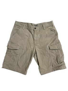 Carhartt Rigby Relaxed Fit Rugged Flex Cargo Shorts Tan Model BS3542-M Size 36